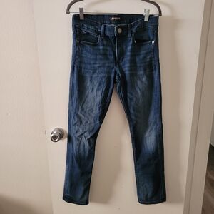 Express Women's Dark Blue Skinny Jeans